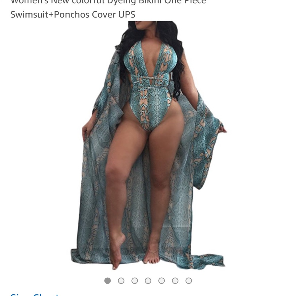 Swimsuit with coverup